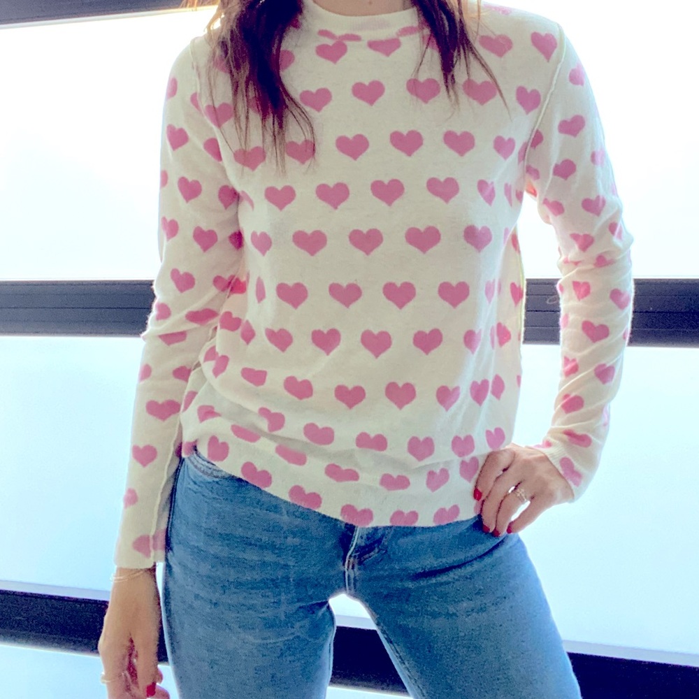 Cashmere Hearts Sweater